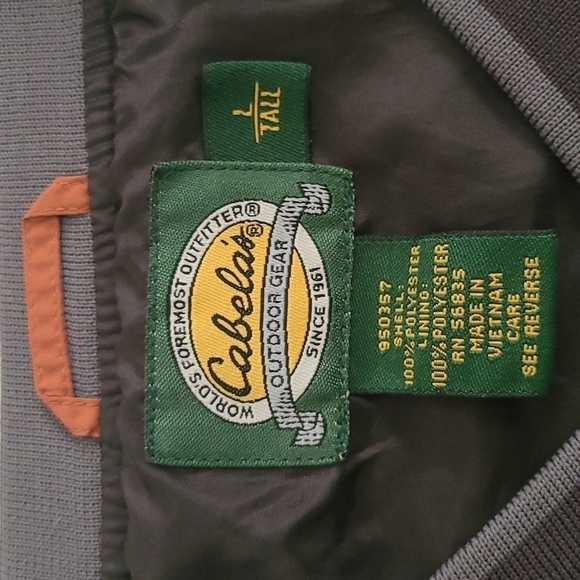 CABELA'S Outdoor Gear Navy Blue Pullover Jacket - Picture 6 of 7